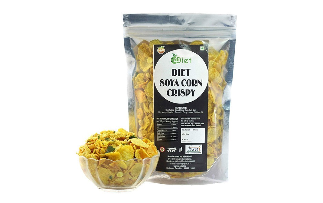 D4Diet Soya Corn Crispy    Shrink Pack  200 grams